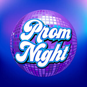 Prom night party background for poster or flyer