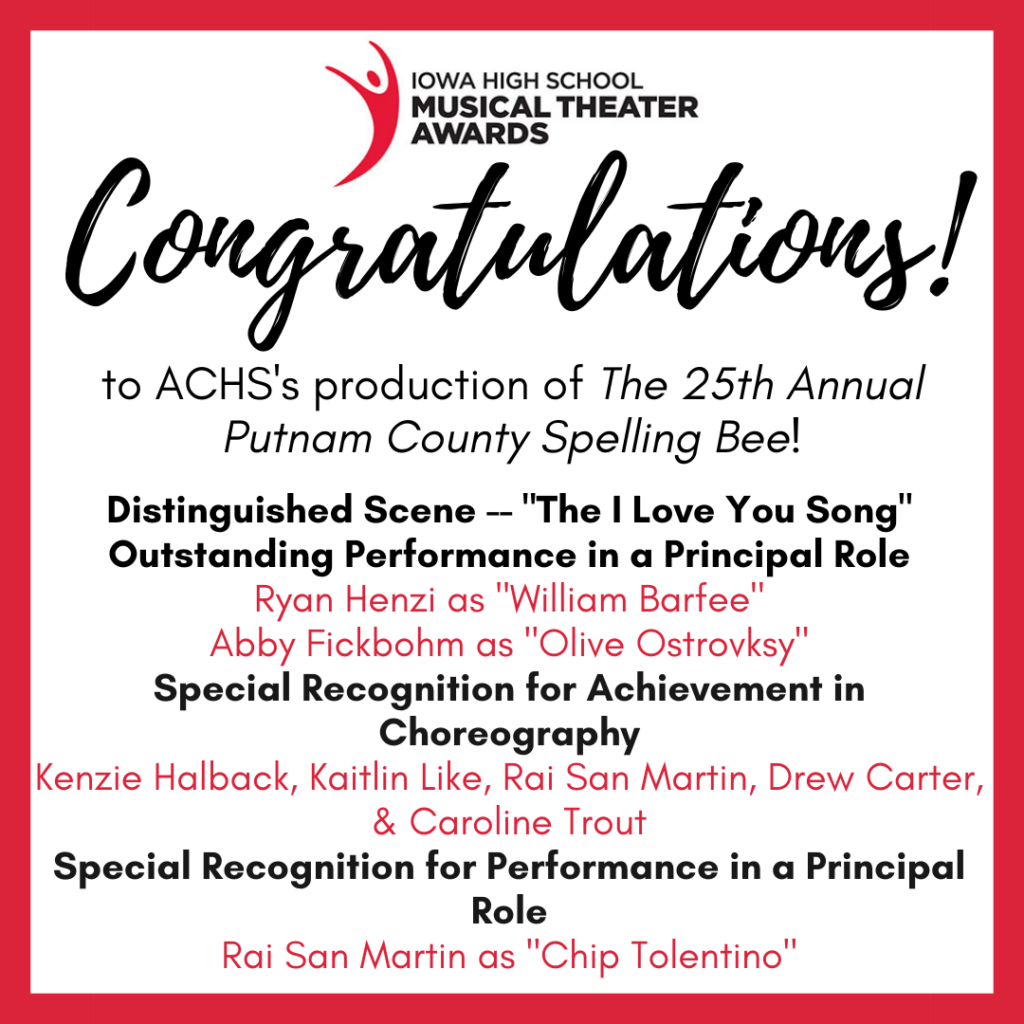 Iowa High School Musical Theater Awards Ankeny Centennial High School